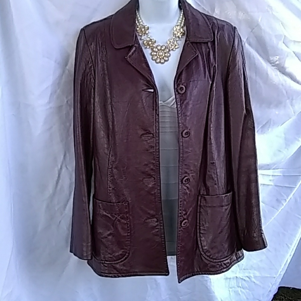 Leather coat :)